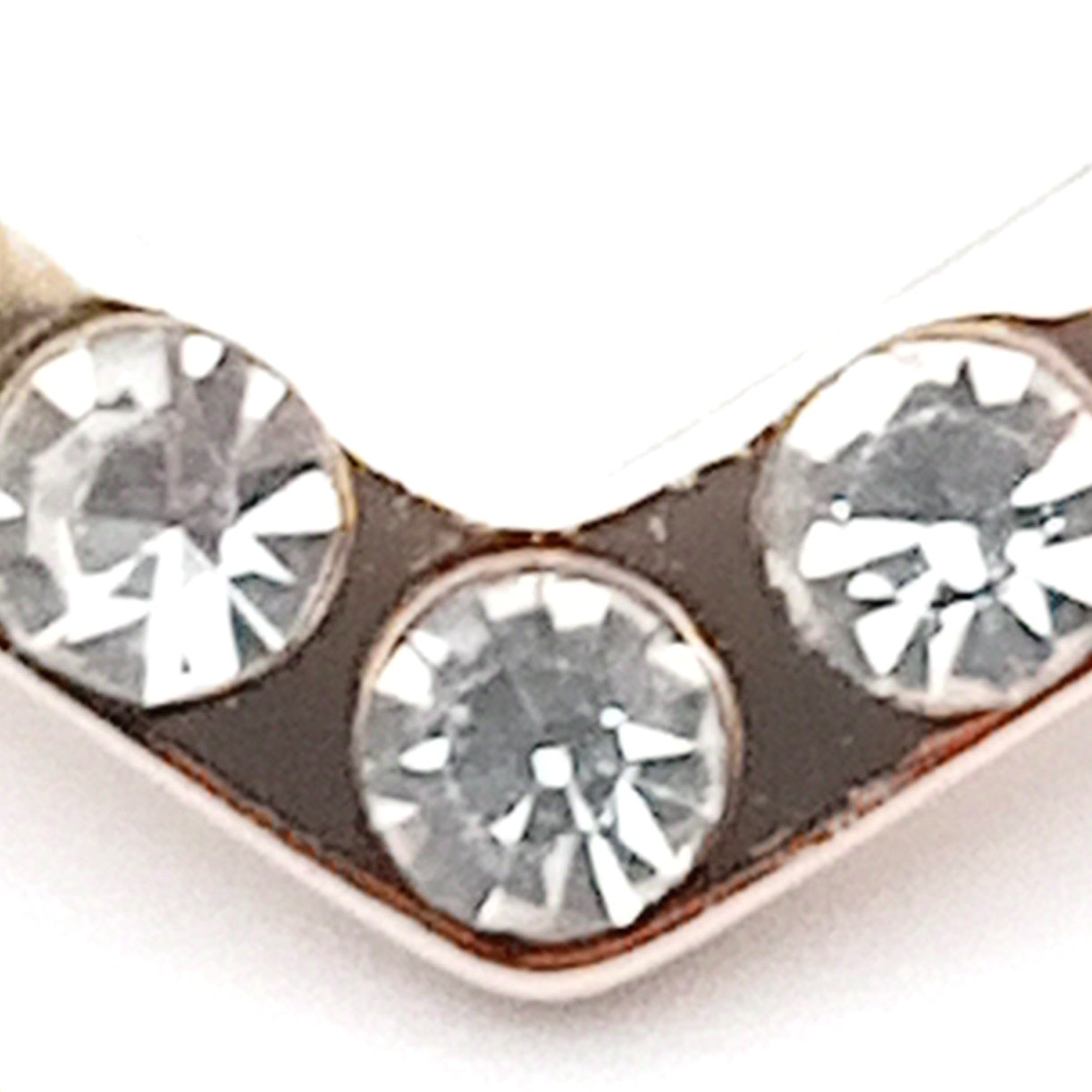 Diamante Heart Scarf Ring