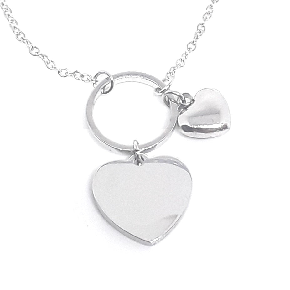 Heart Charm Clasp Bracelet