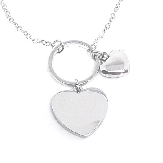 Heart Charm Clasp Bracelet