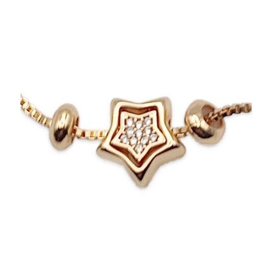 Outline Star Drawstring Bracelet