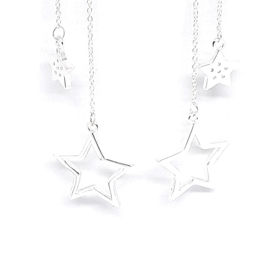 Outline Star Earrings