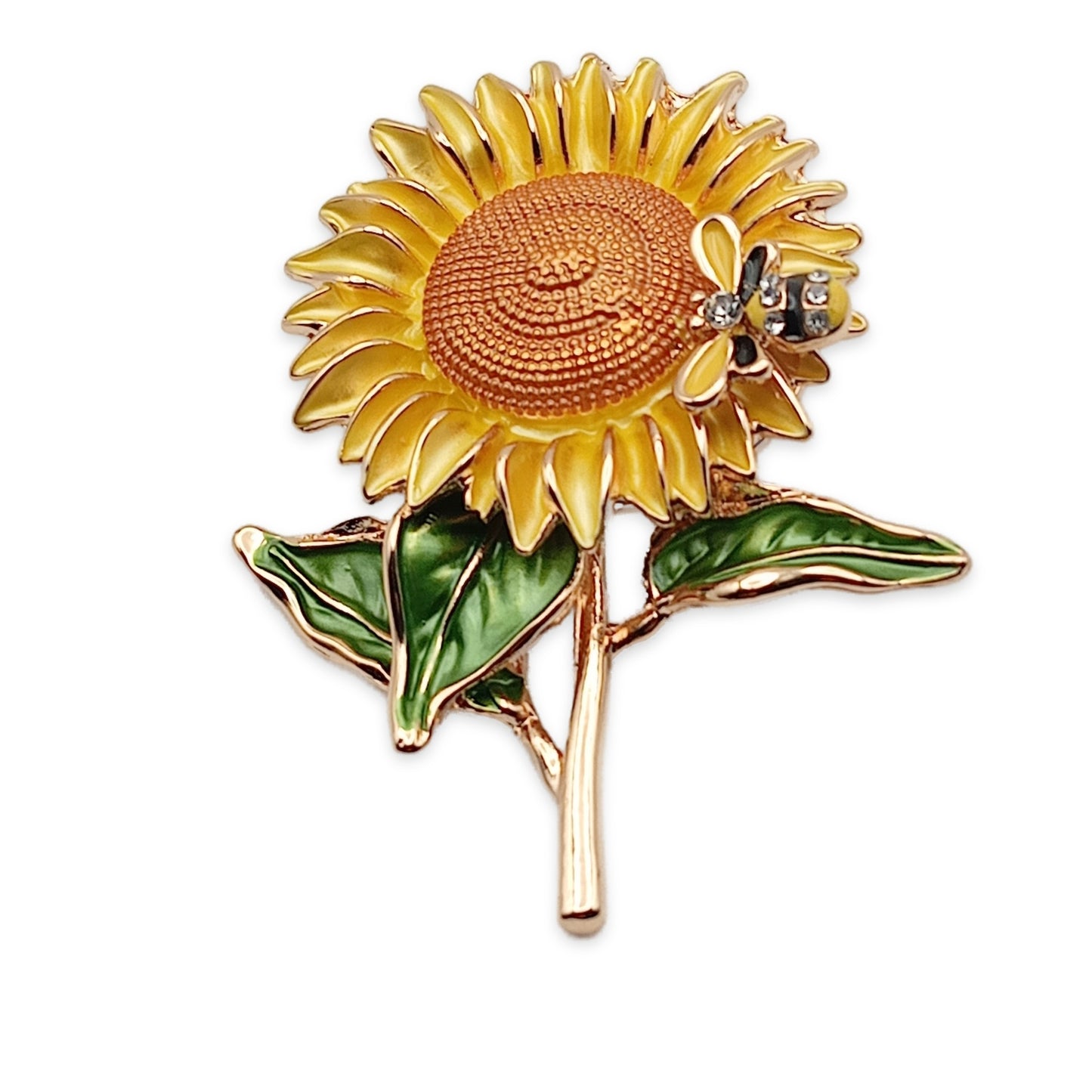 Sunflower Magnetic Brooch