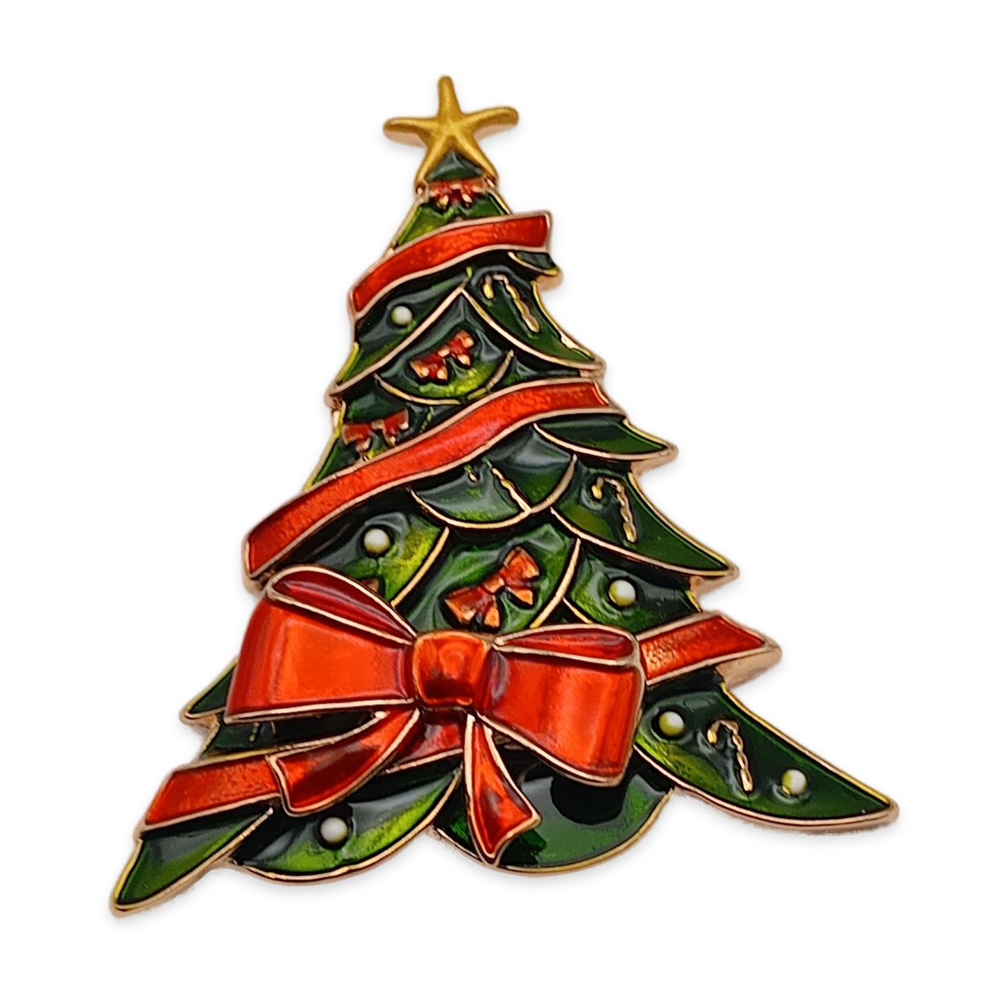 Christmas Tree Magnetic Brooch