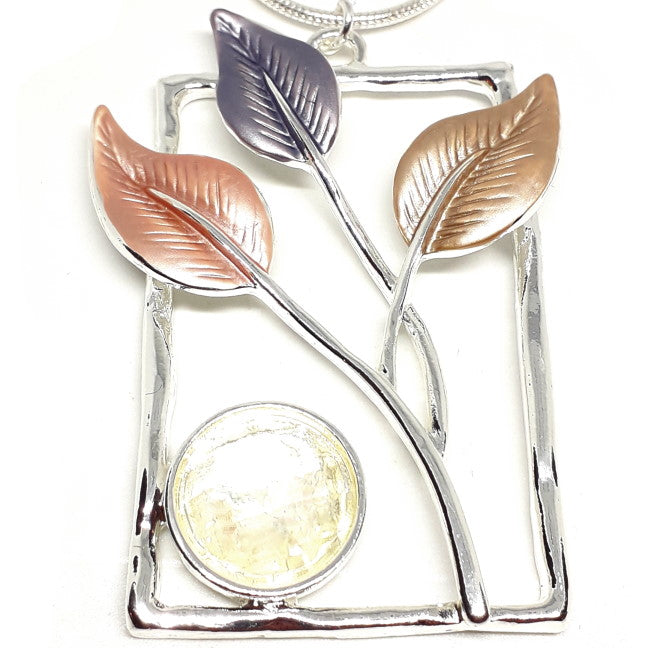 Summer Leaf Pendant Necklace