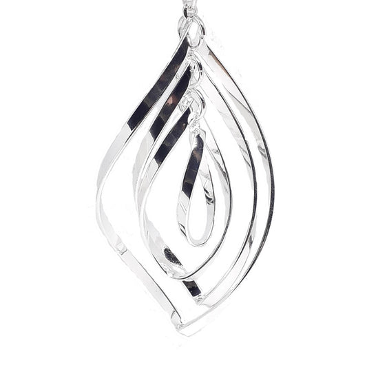 Abstract Teardrop Long Necklace
