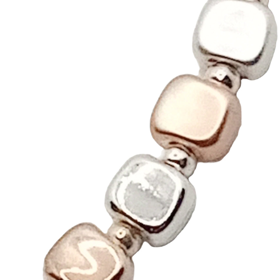 Cube Bead Short Necklace