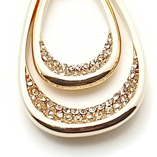 Diamante Teardrop Short Necklace