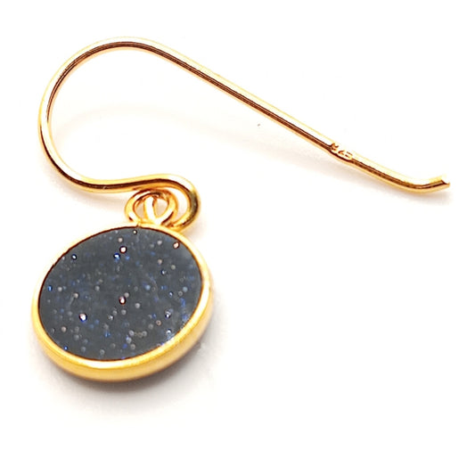 Blue Sandstone Drop Earrings