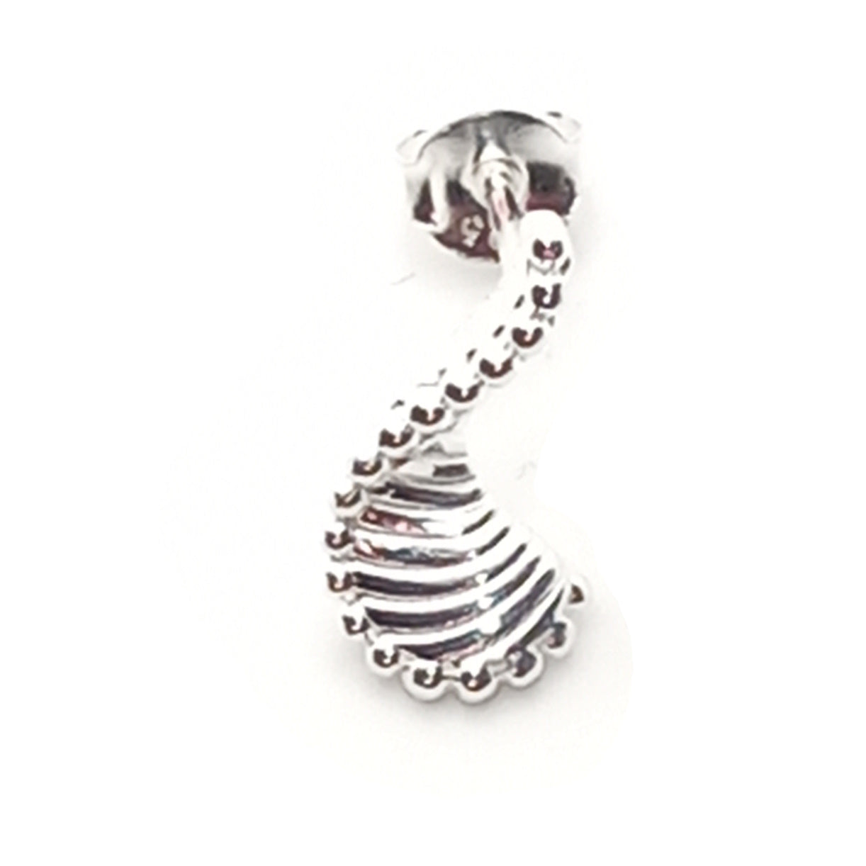 Twist Pendant Drop Earrings