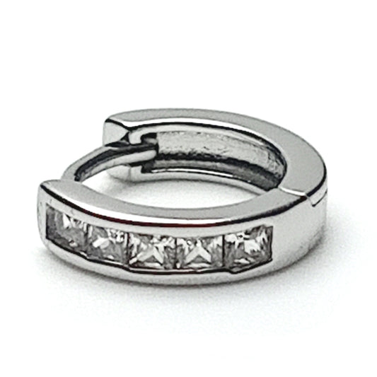 Diamante Hoop Earrings
