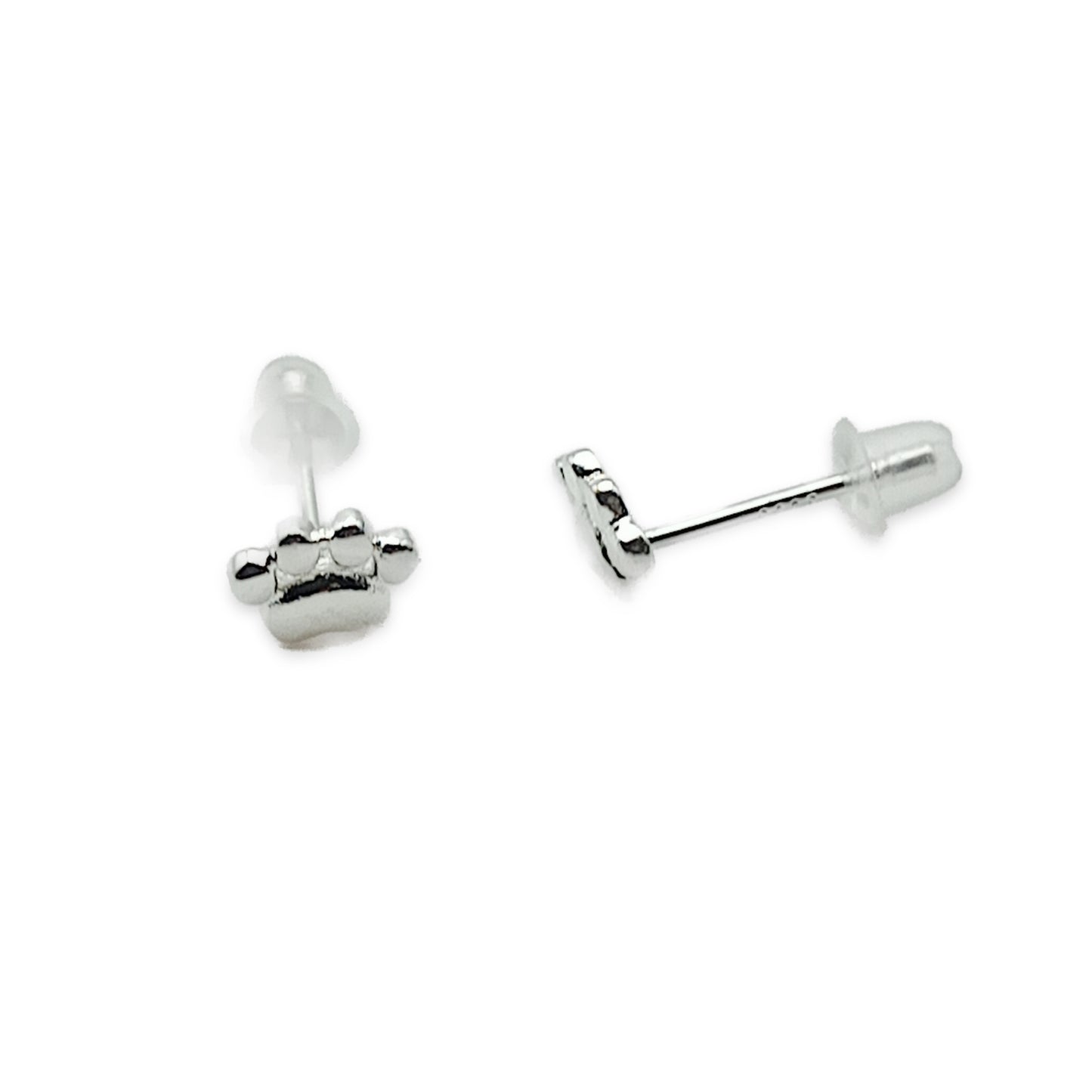 Paw Print Stud Earrings