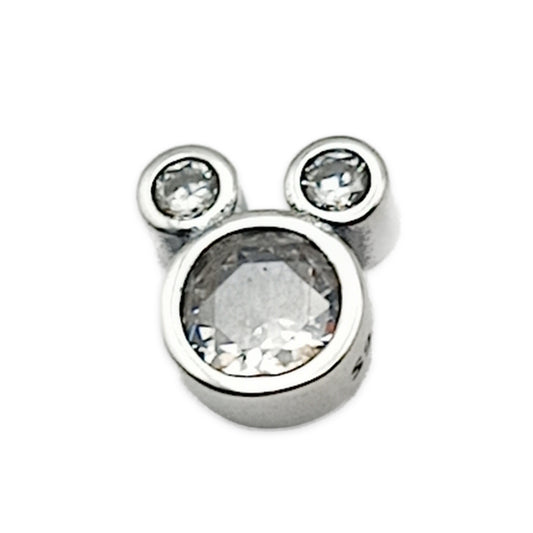 Cartoon Mouse Diamante Stud Earrings