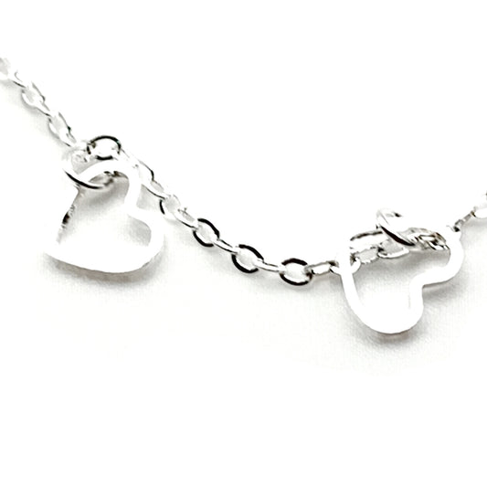 Outline Heart Anklet