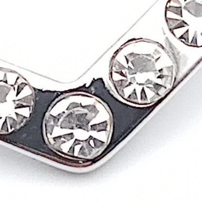 Diamante Heart Scarf Ring
