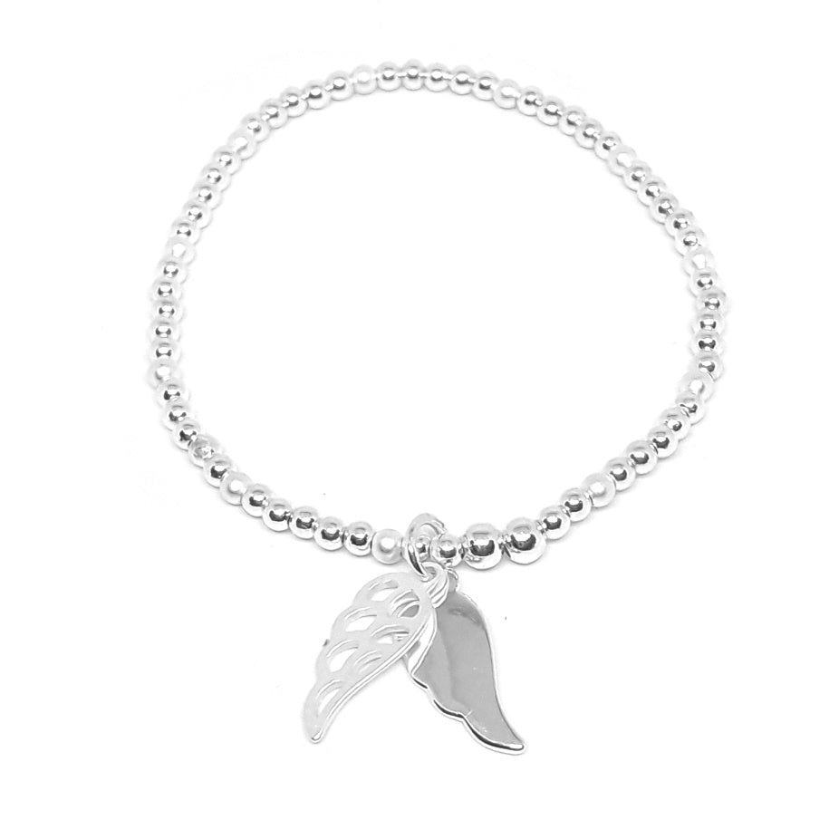Angel Wings Bead Bracelet