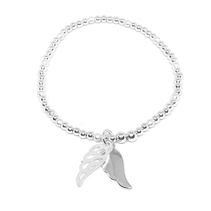 Angel Wings Bead Bracelet