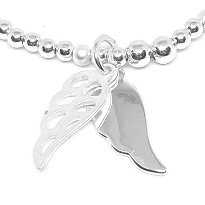 Angel Wings Bead Bracelet
