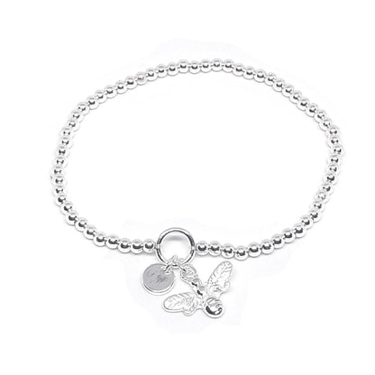 Bee and Disc Bead Bracelet