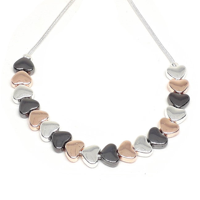 Flat Heart Drawstring Bracelet