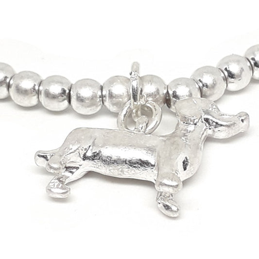 Dachshund / Sausage Dog Bead Bracelet