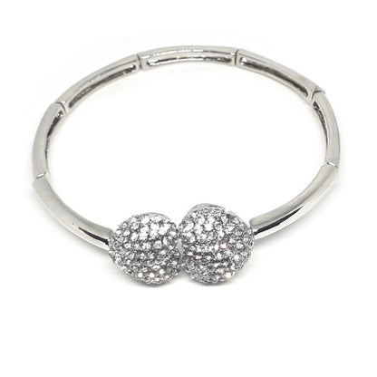 Crystal Heart Bangle