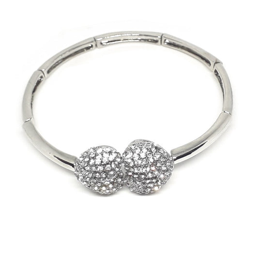 Crystal Heart Bangle