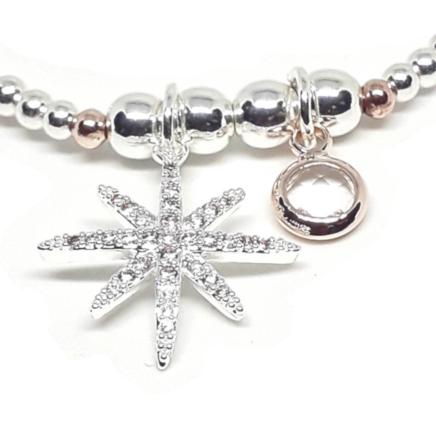 Diamante Snowflake Bracelet