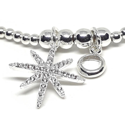 Wintery Snowflake Bracelet
