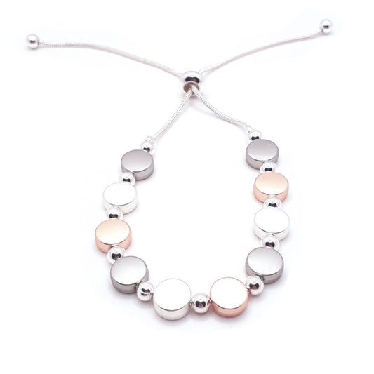 Flat Circle Drawstring Bracelet