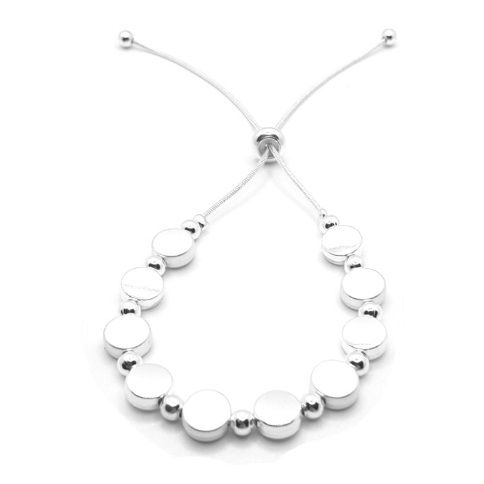 Flat Circle Drawstring Bracelet