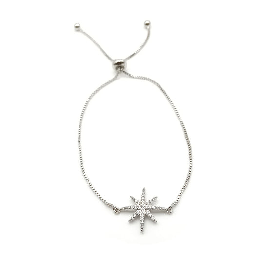 Diamante Star Drawstring Bracelet