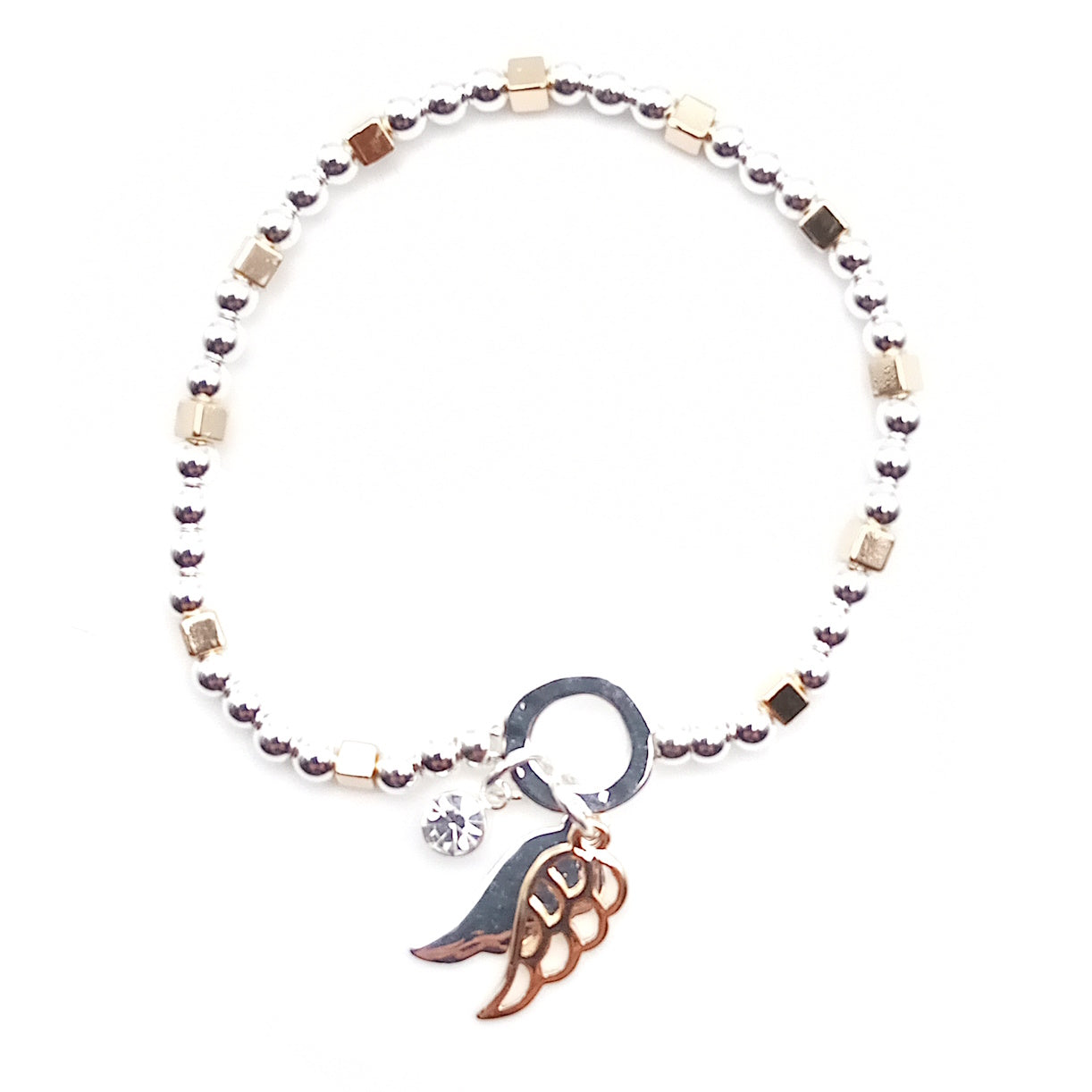 Angel Wings Bead Bracelet