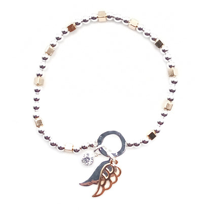 Angel Wings Bead Bracelet