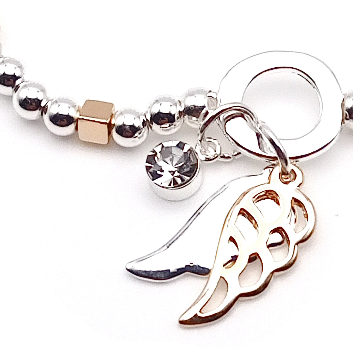 Angel Wings Bead Bracelet