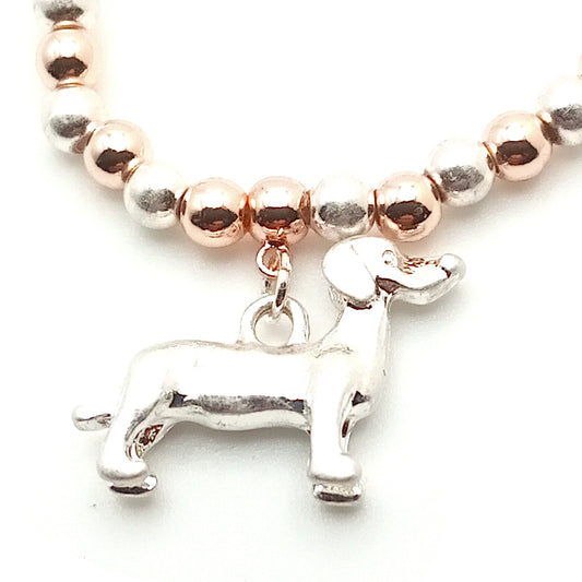 Dachshund / Sausage Dog Bead Bracelet