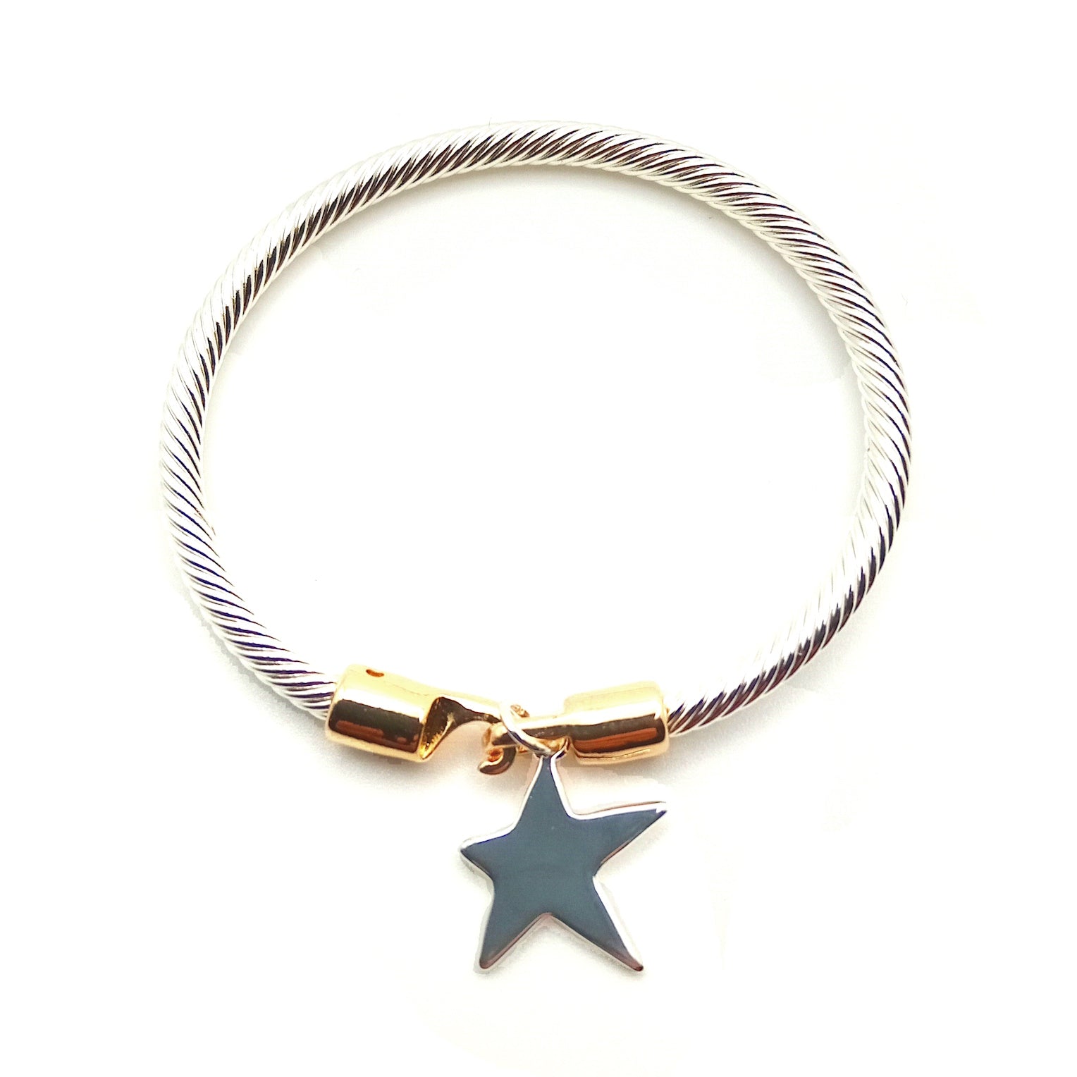 Star snake clasp bracelet