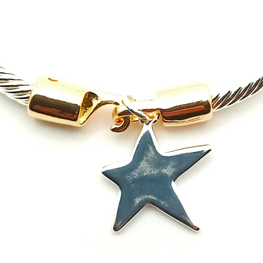 Star snake clasp bracelet