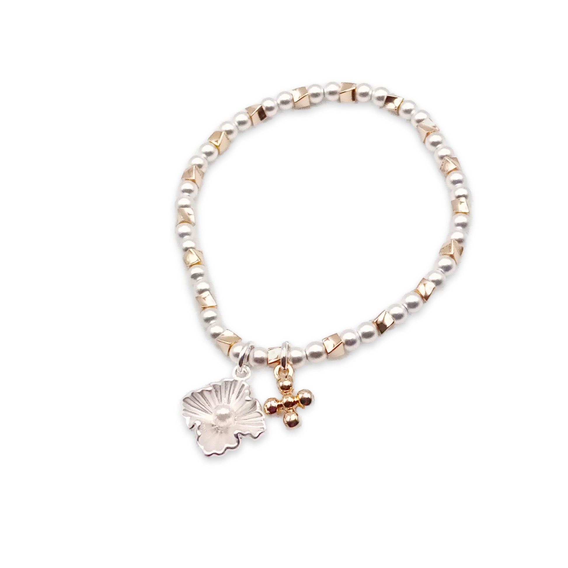 Flower Bead Bracelet