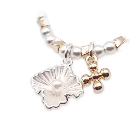 Flower Bead Bracelet