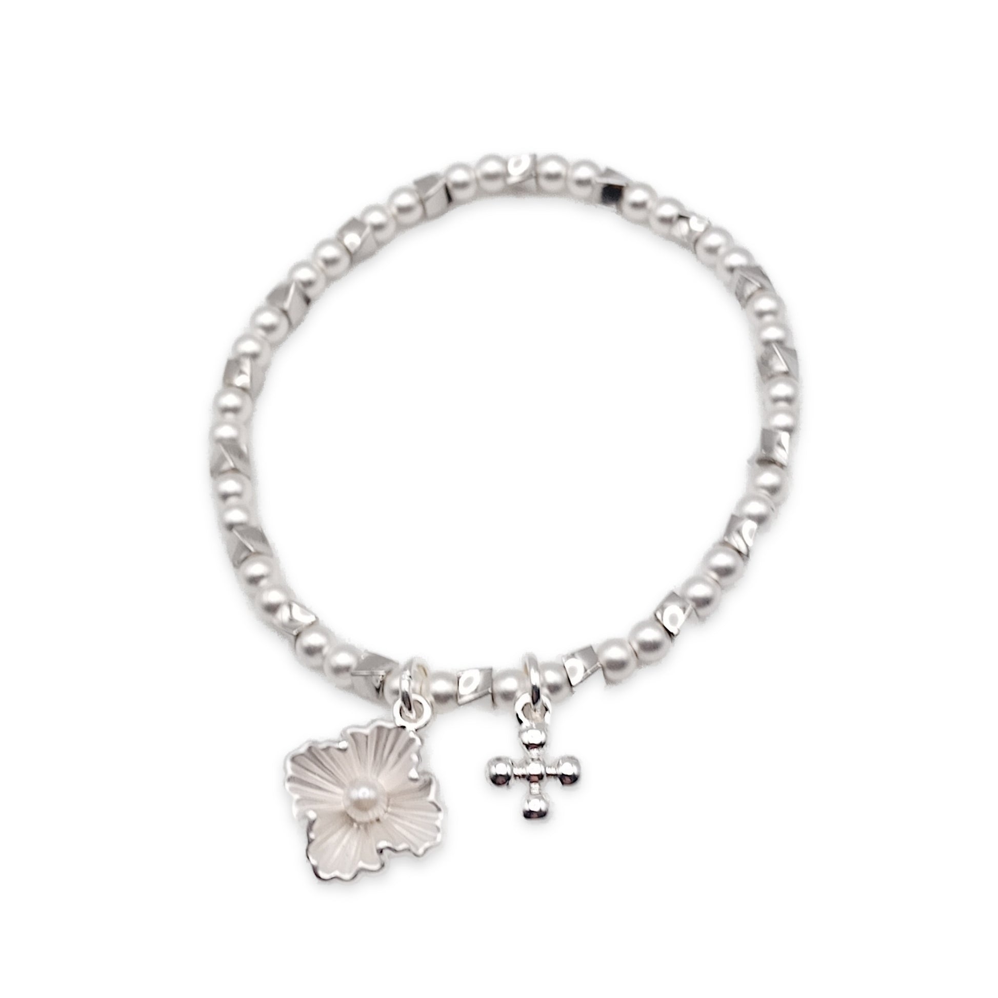 Flower Bead Bracelet