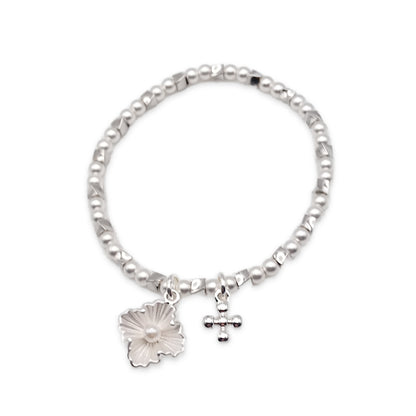 Flower Bead Bracelet
