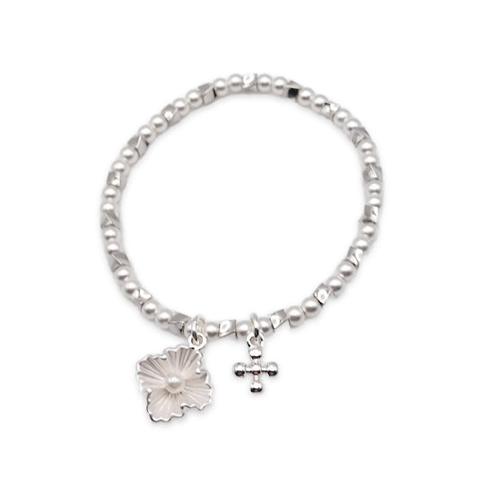 Flower Bead Bracelet
