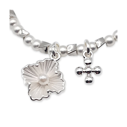 Flower Bead Bracelet