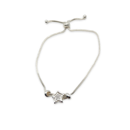 Outline Star Drawstring Bracelet