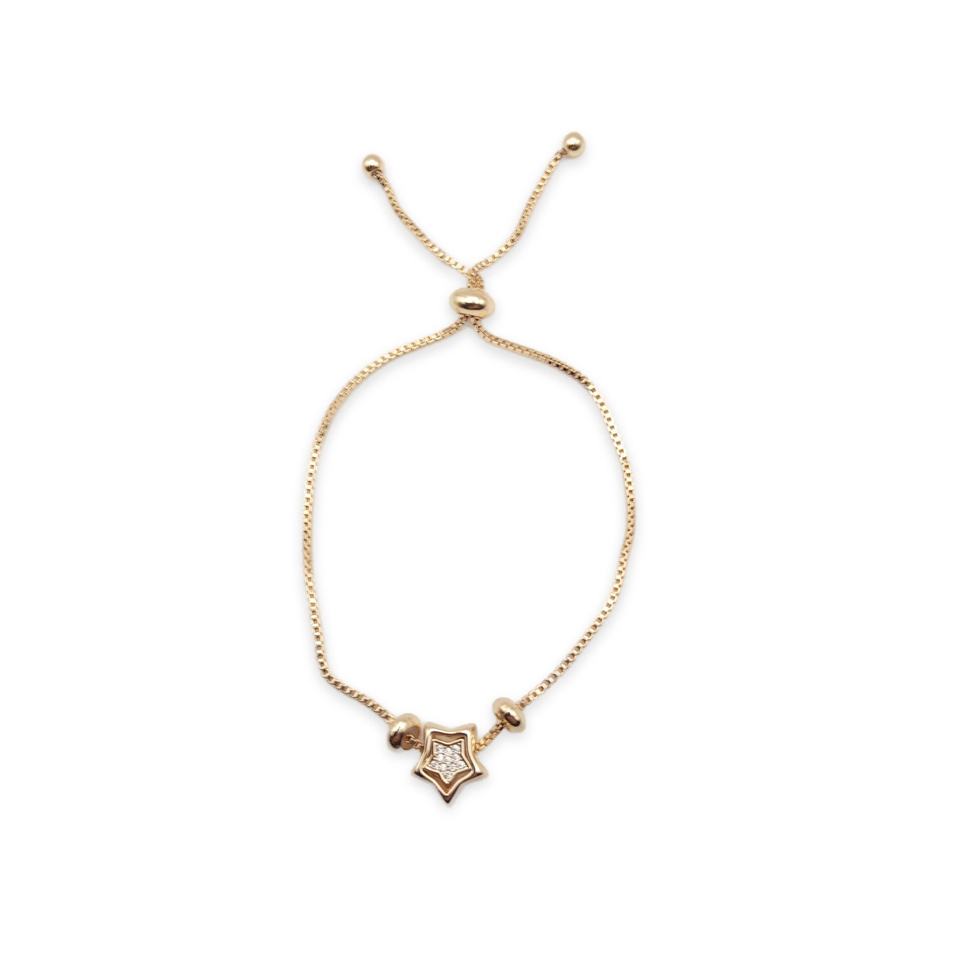 Outline Star Drawstring Bracelet
