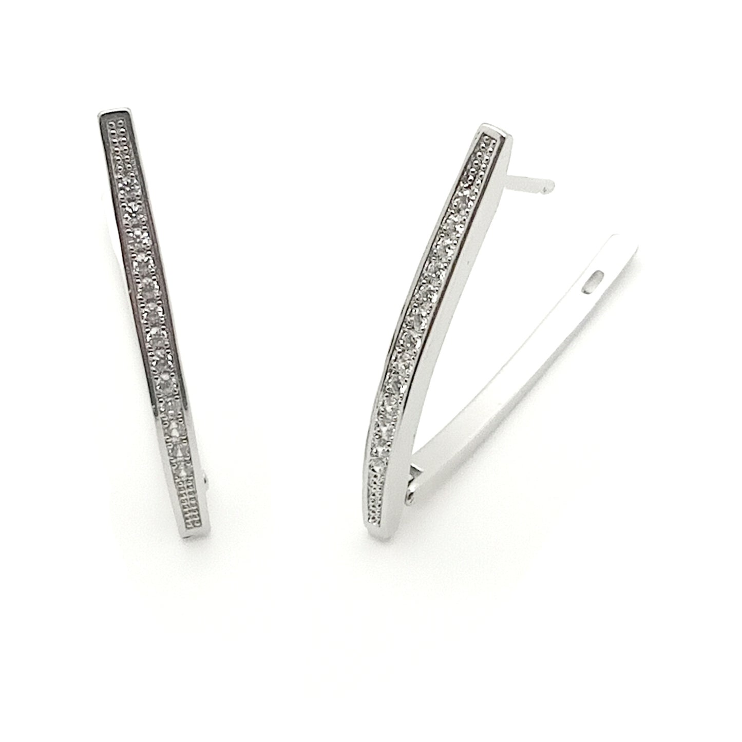Diamante Drop Earrings