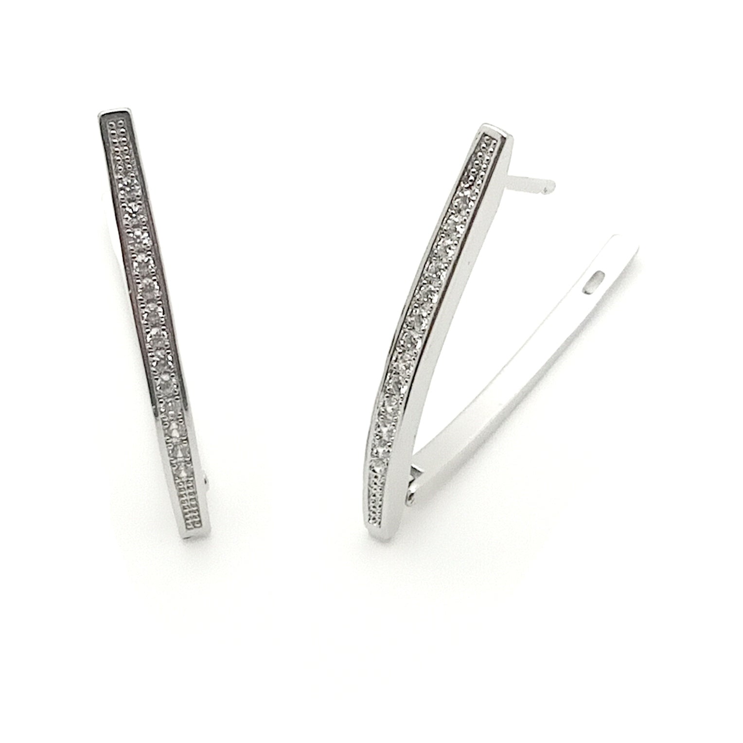 Diamante Drop Earrings