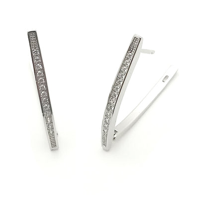 Diamante Drop Earrings