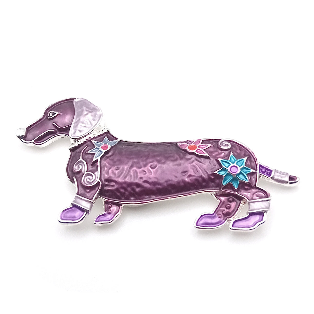 Dachshund Magentic Brooch