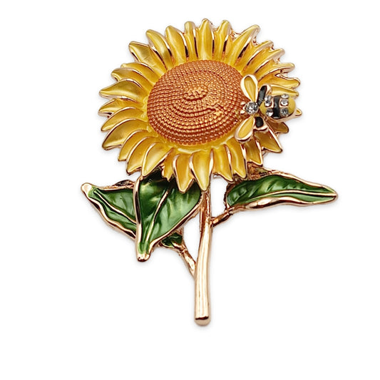 Sunflower Magnetic Brooch